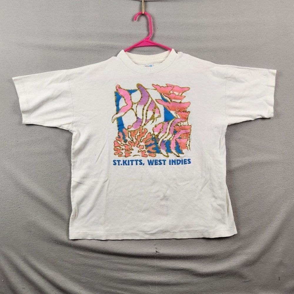 Vintage Single Stitch St.Kitts West Indies XL T-Shirt